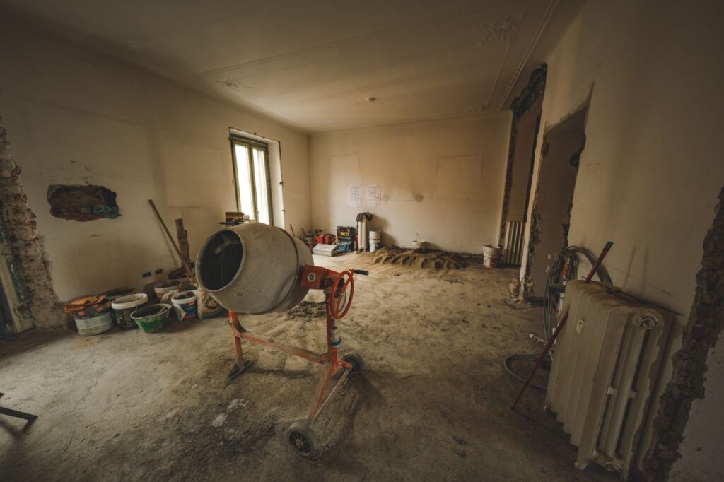 chantier de rénovation